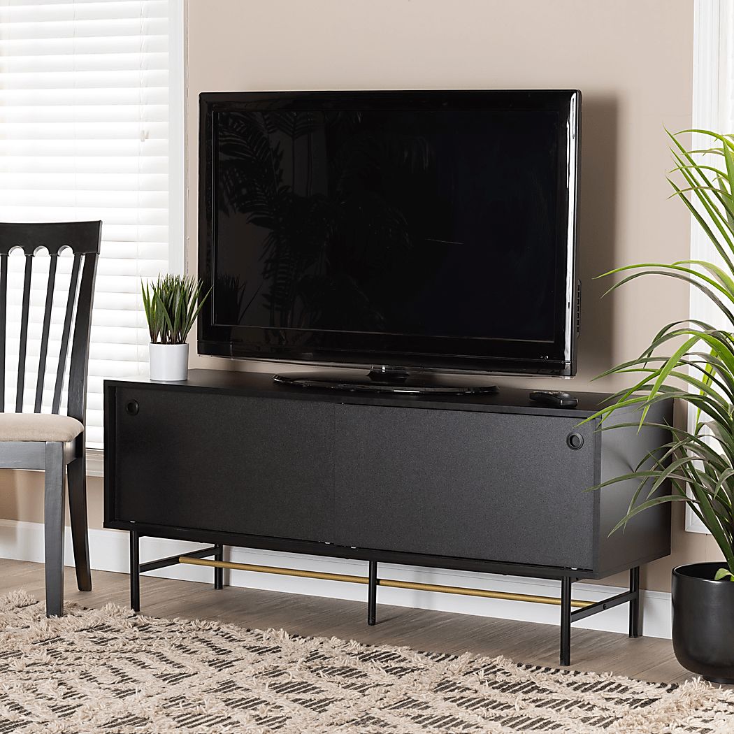 Rooms To Go Chamise Dark Brown 53 in. Console